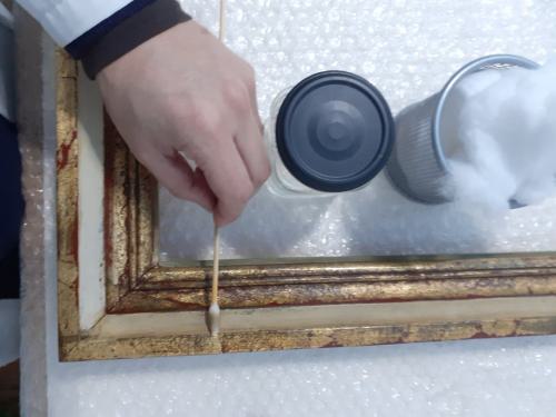 Gemälderestaurierung Bremen Anahi Cura Fernandez Reinigen Firnis Rahmen Skulptur Restaurieren Restaurator