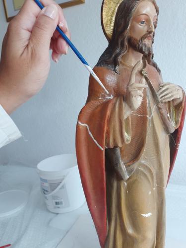 Gemälderestaurierung Bremen Anahi Cura Fernandez Reinigen Firnis Rahmen Skulptur Restaurieren Restaurator